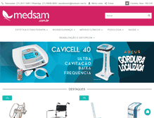 Tablet Screenshot of medsam.com.br